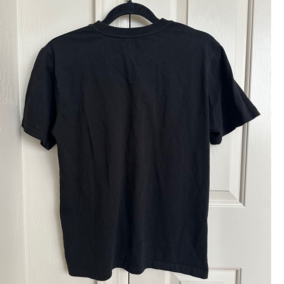 Maison Kitsuné Double Embroidered Fox Head Patch T-Shirt Black Size M Authentic